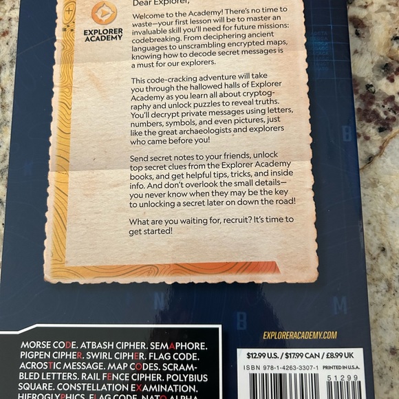 National Geographic Explorer Academy - Code Breaking Activity Adventure Book - Picture 2 of 2